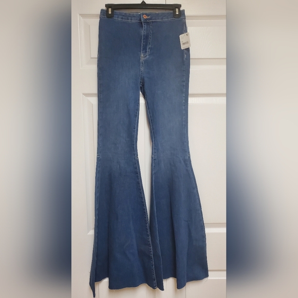 Free People We The Free Just Float On Jeans/Jericho Blue - Picture 5 of 14
